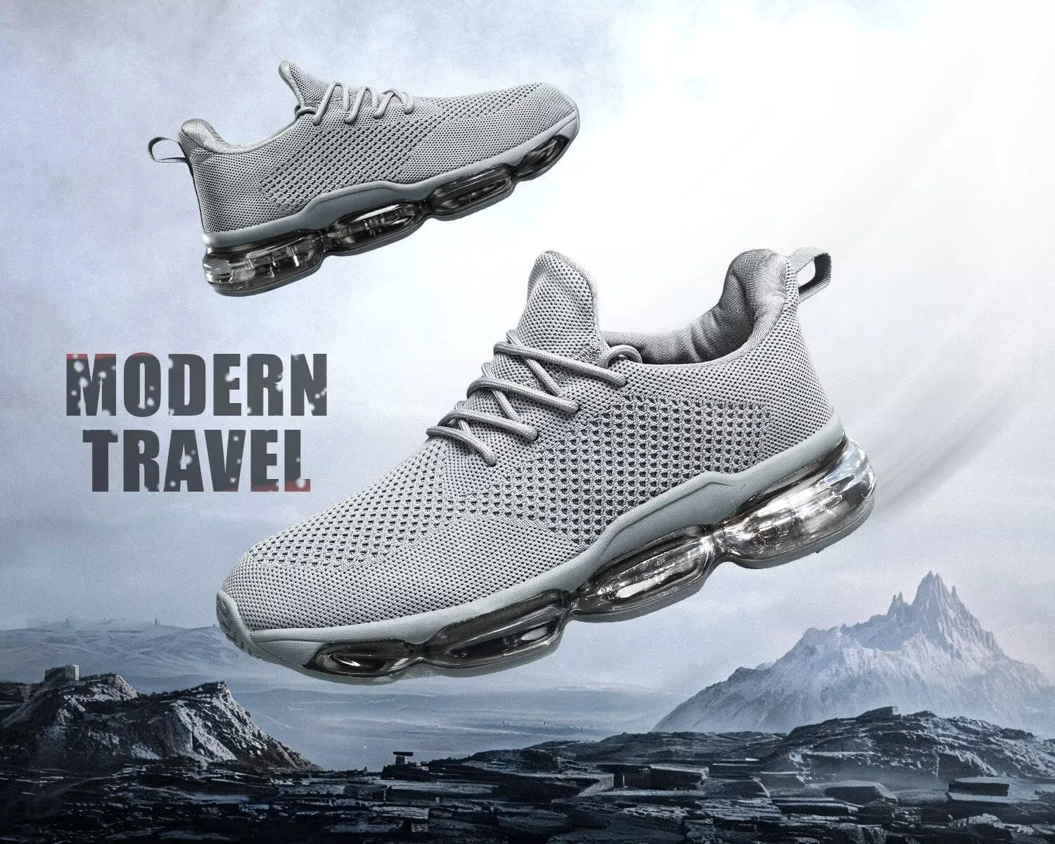 Mens Running Shoes Air Cushion Walking Basketball Sneakers Fashion Tennis Breathable Sport Gym Fitness Cross Trainers