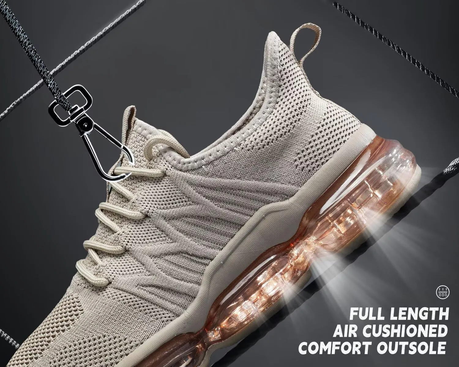 Mens Running Shoes Air Cushion Walking Basketball Sneakers Fashion Tennis Breathable Sport Gym Fitness Cross Trainers