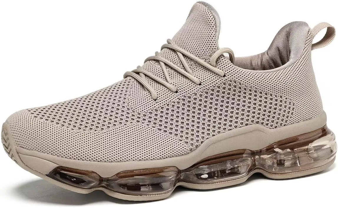 Mens Running Shoes Air Cushion Walking Basketball Sneakers Fashion Tennis Breathable Sport Gym Fitness Cross Trainers