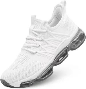 Mens Running Shoes Air Cushion Walking Basketball Sneakers Fashion Tennis Breathable Sport Gym Fitness Cross Trainers