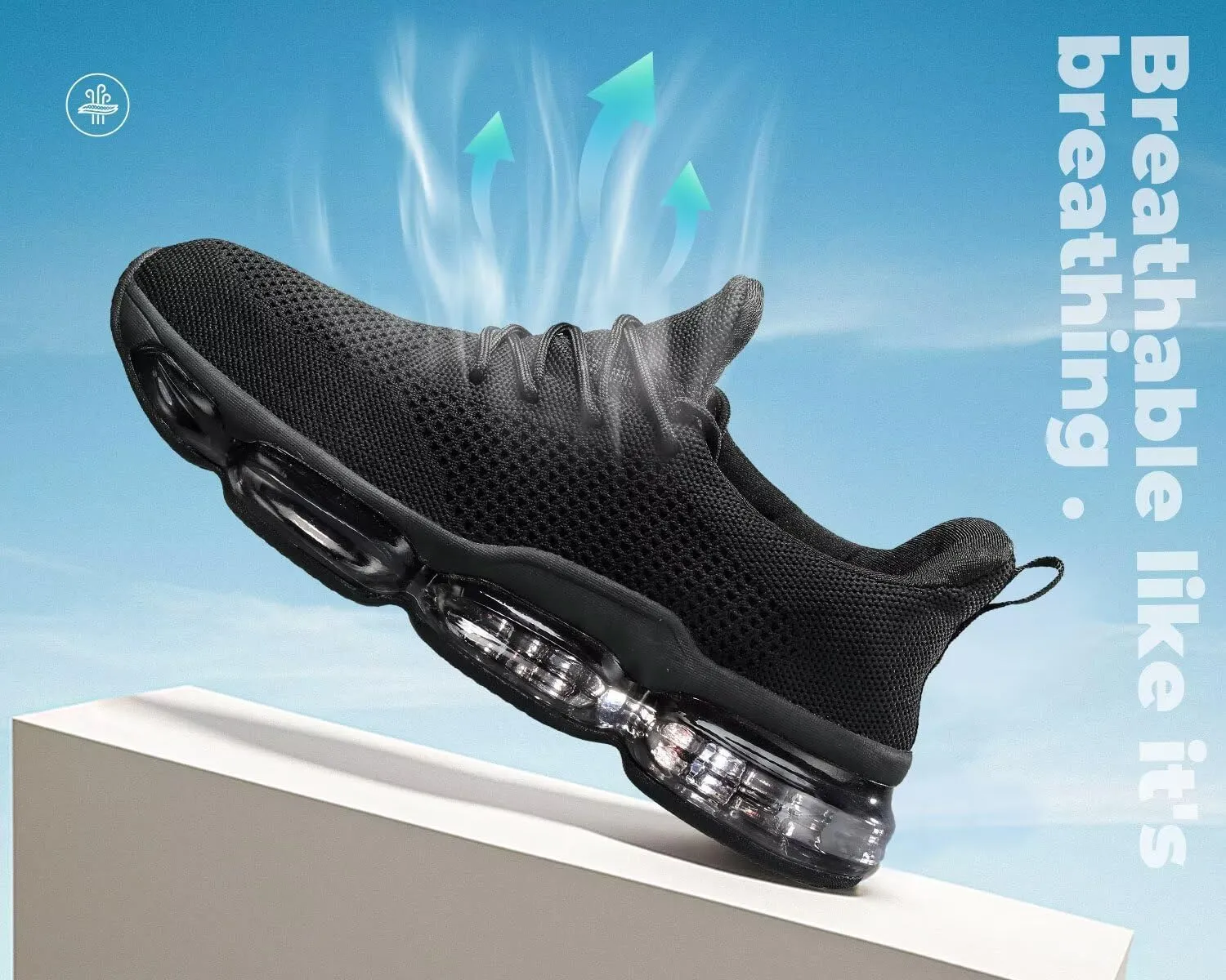 Mens Running Shoes Air Cushion Walking Basketball Sneakers Fashion Tennis Breathable Sport Gym Fitness Cross Trainers