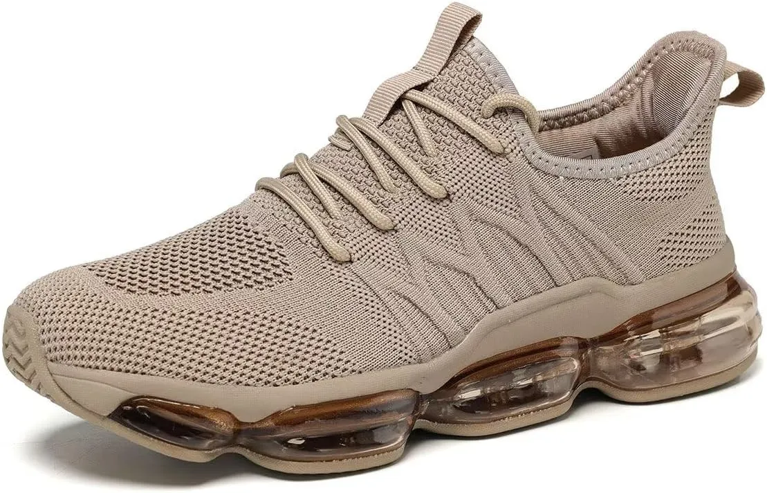 Mens Running Shoes Air Cushion Walking Basketball Sneakers Fashion Tennis Breathable Sport Gym Fitness Cross Trainers