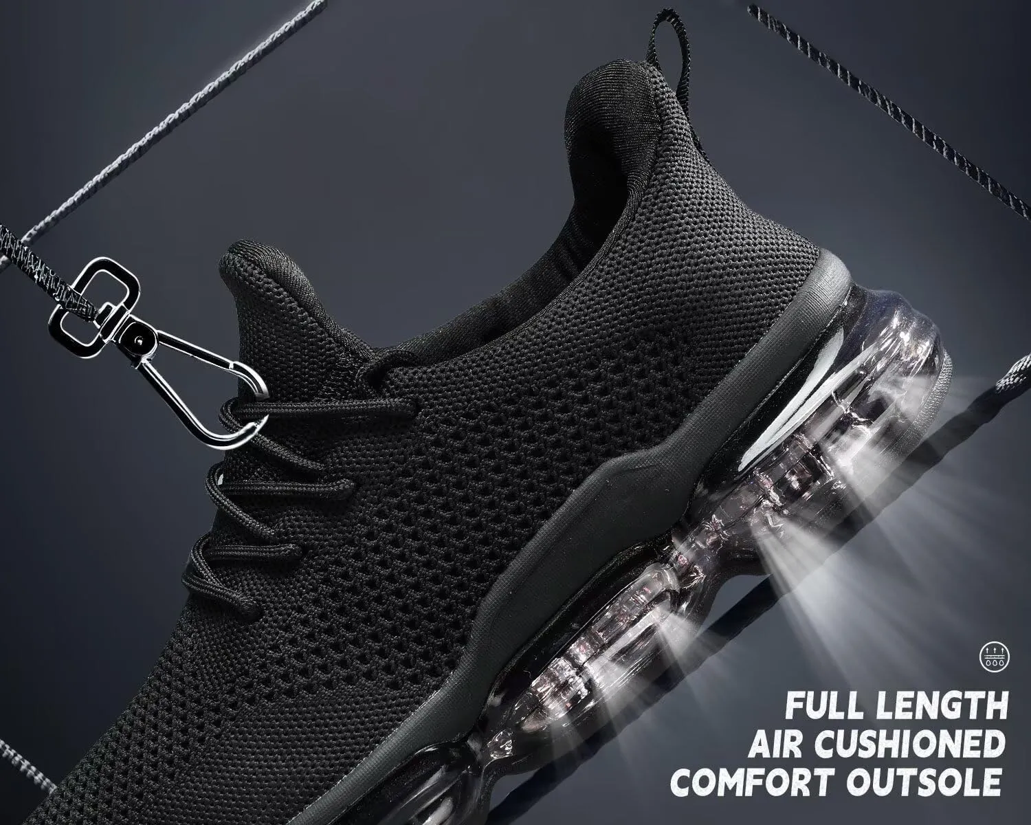 Mens Running Shoes Air Cushion Walking Basketball Sneakers Fashion Tennis Breathable Sport Gym Fitness Cross Trainers