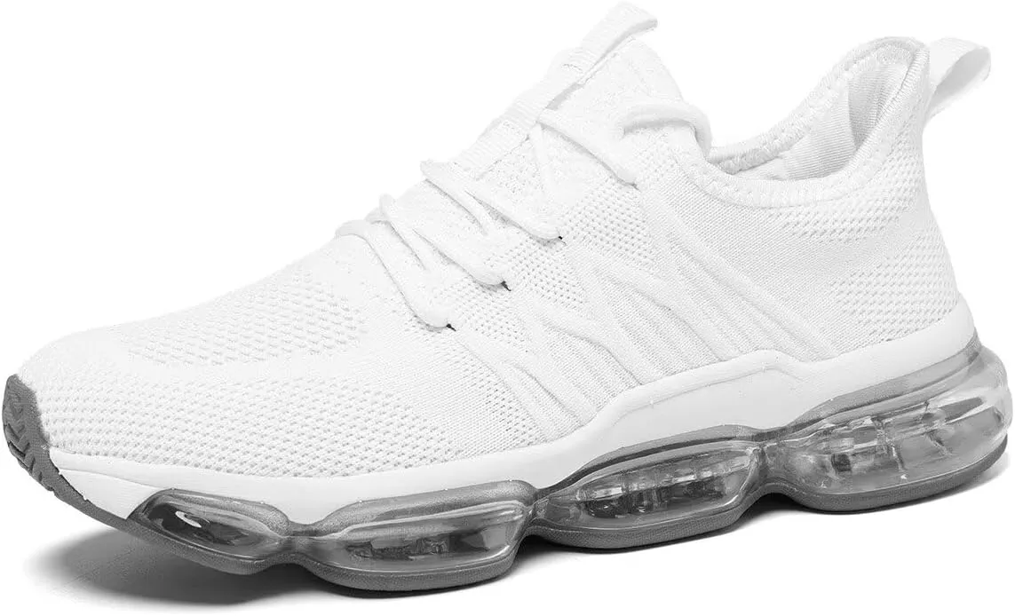 Mens Running Shoes Air Cushion Walking Basketball Sneakers Fashion Tennis Breathable Sport Gym Fitness Cross Trainers