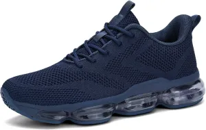 Mens Running Shoes Air Low Top Comfort Walking Lace Up Sneakers Breathable Fashion Tennis Sport Gym Fitness Cross Trainers
