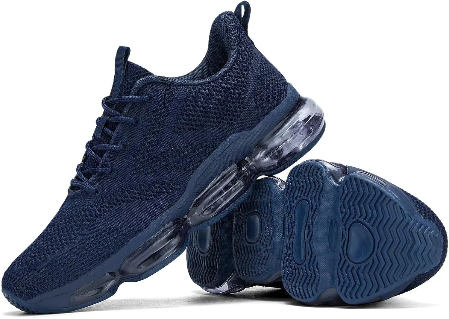 Mens Running Shoes Air Low Top Comfort Walking Lace Up Sneakers Breathable Fashion Tennis Sport Gym Fitness Cross Trainers