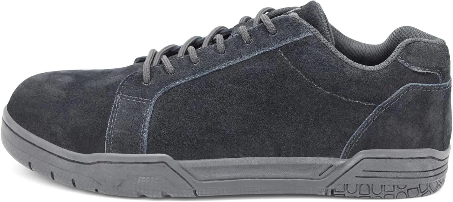 Men’s Skate Casual Composite toe Industrial Safety Shoes for Men Work Sneakers Comfortable Slip Resistant Metal Free