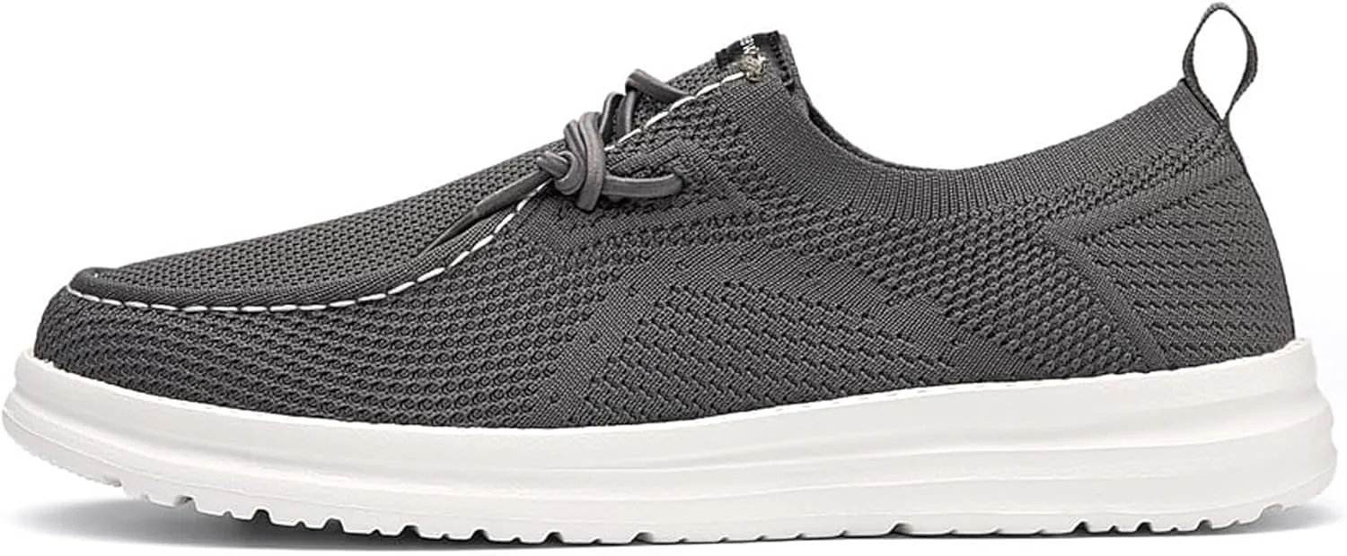 Men's Slip on Walking Loafers Casual Boat Shoes Fashion Sneakers