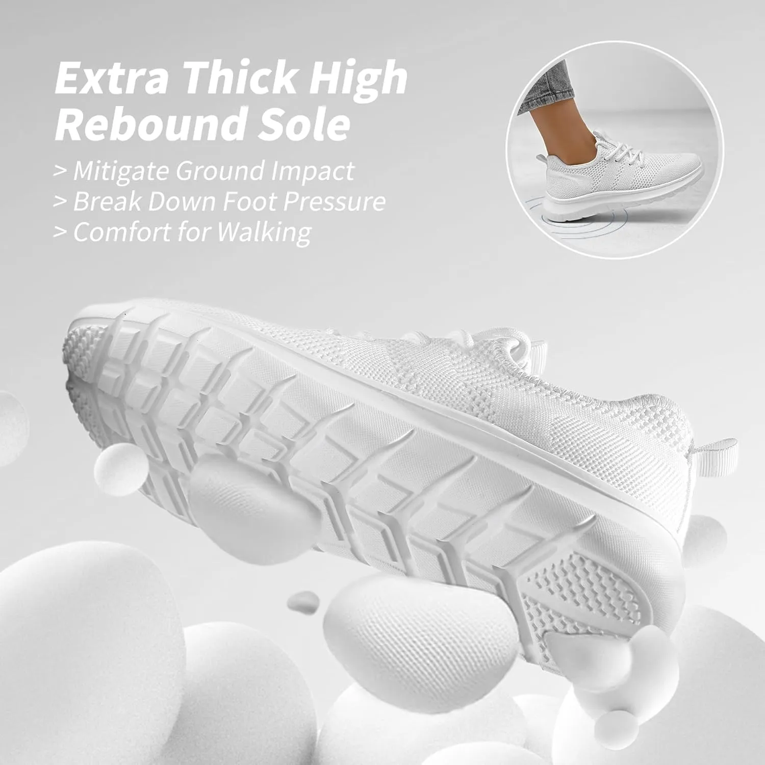 Men's Slip On Walking Shoes Non Slip Running Tennis Shoes Lightweight Breathable Athletic Gym Workout Cross Training Sneakers