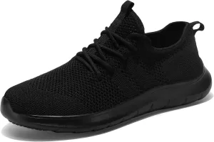 Men's Slip On Walking Shoes Non Slip Running Tennis Shoes Lightweight Breathable Athletic Gym Workout Cross Training Sneakers