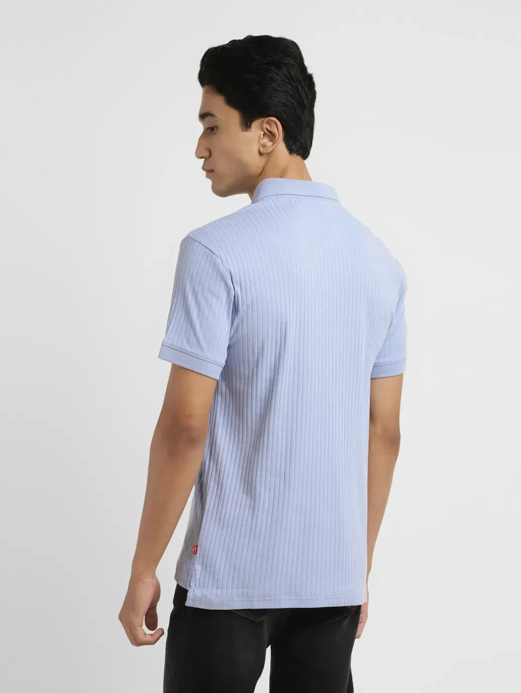 Men's Solid Slim Fit Polo T-shirt