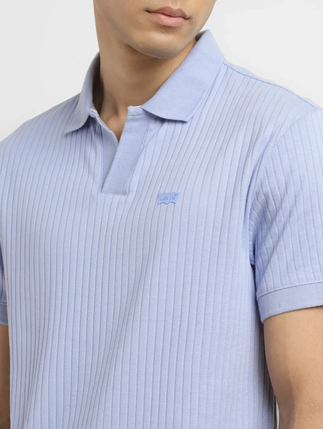 Men's Solid Slim Fit Polo T-shirt