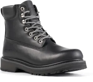 Men's SureTrack 6" Leather Soft Toe Work Boots for Men, Slip-Resistant, Goodyear Welt, EH 84101