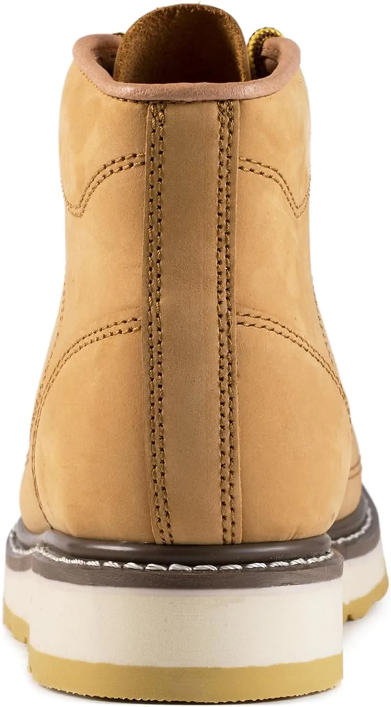 Men's SureTrack 6" Leather Soft Toe Work Boots for Men, Slip-Resistant, Goodyear Welt, EH 84893