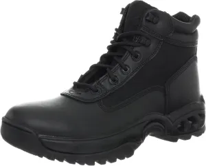 Men’s Tactical Boots Air-Tac 6” with Zipper Black Combat Leather Oil & Slip Resistant Boots