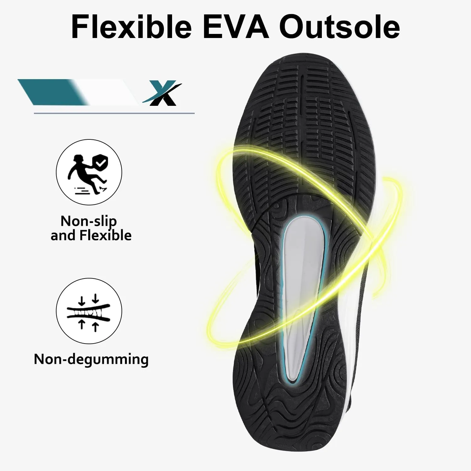 Men's Walking Shoes Slip on Comfortable Lightweight Running Shoes Athletic Gym Workout Cross Training Sneakers