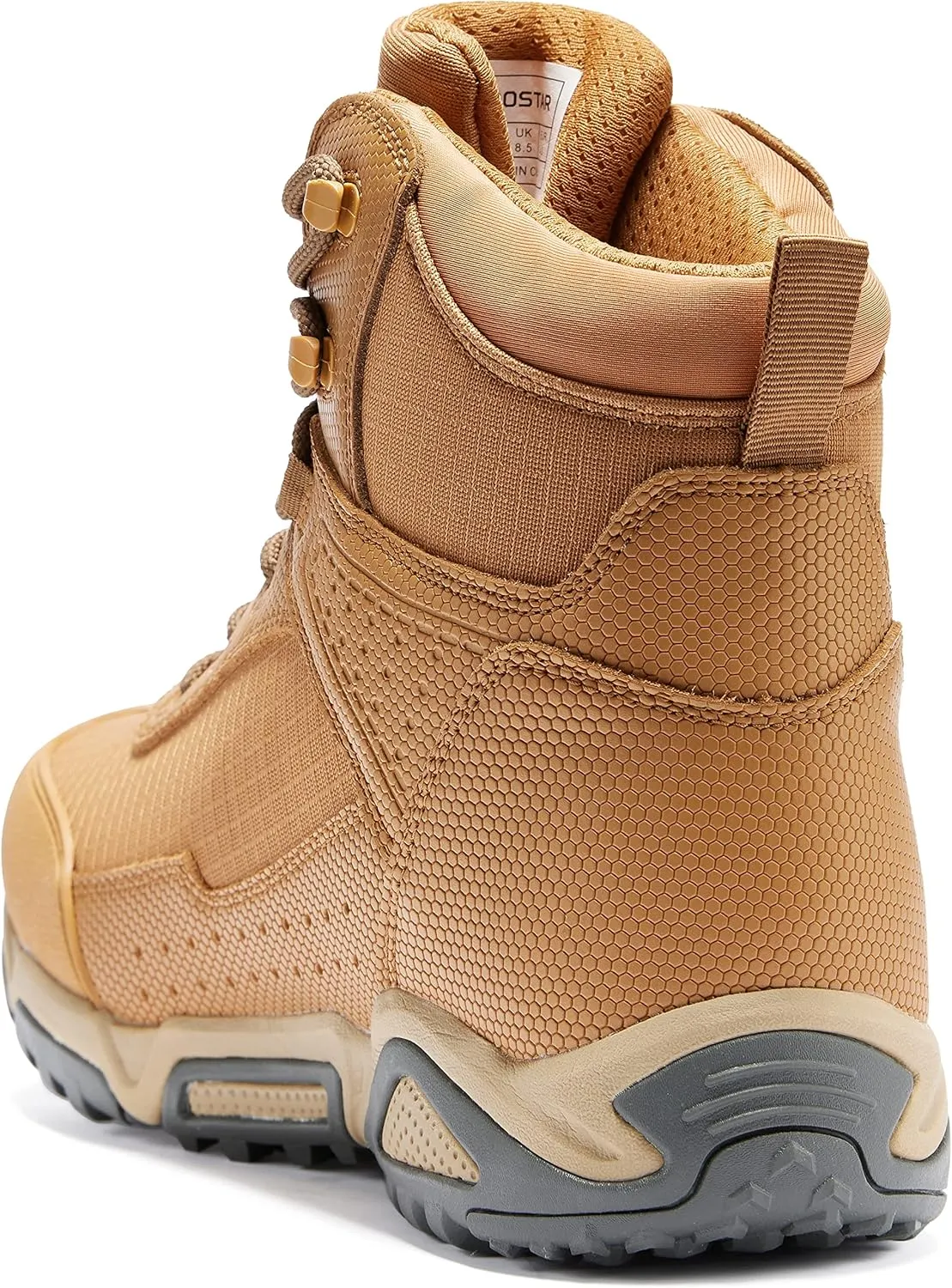 Men's Water-Resistant Work Boots Lightweight Tactical Boots Non-Slip Hiking Boots for Men