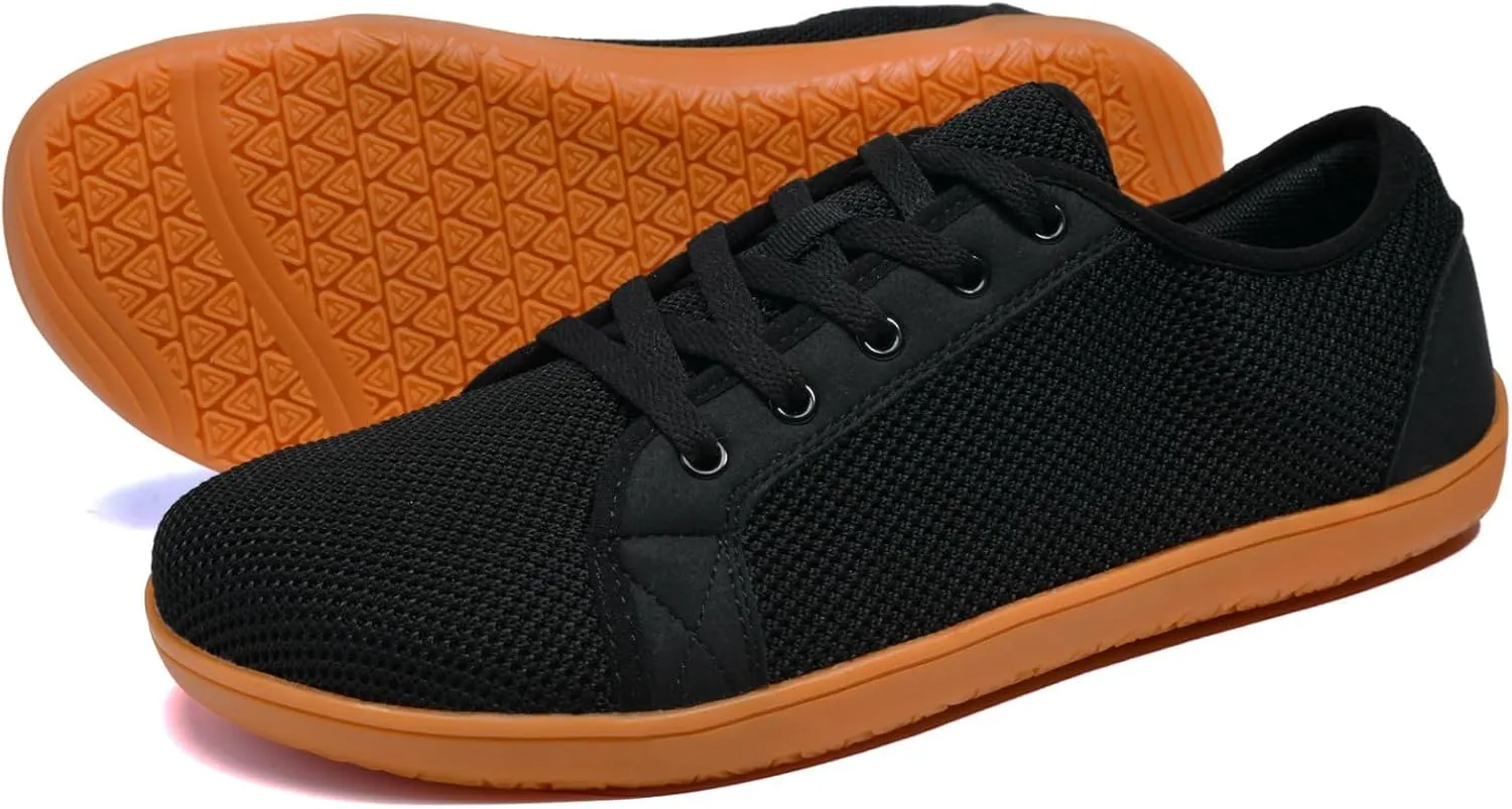Men's Wide Minimalist Shoes Barefoot Sneakers Zero Drop Sole Optimal Relaxation