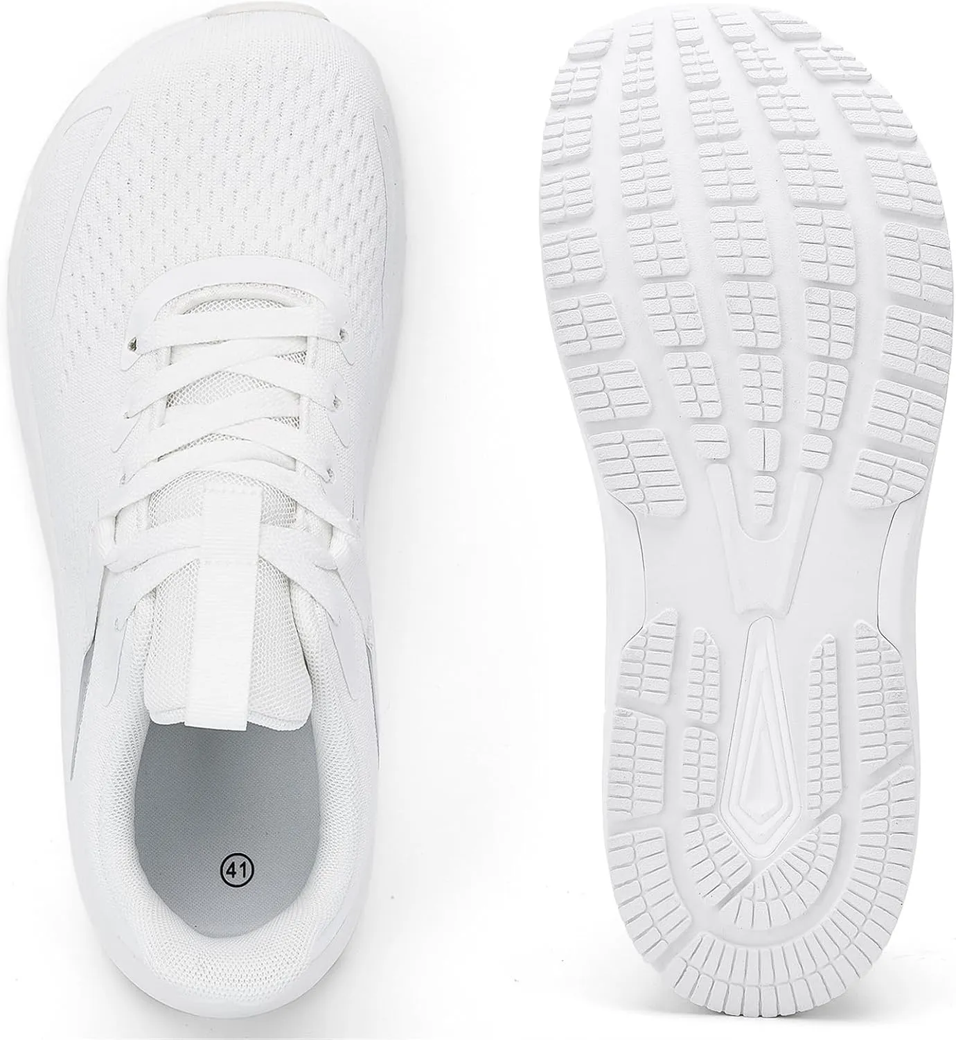 Men's Wide Toe Box Running and Walking Shoes, Athletic Gym Tennis Cross-Training Shoes for Wide Feet, Non-Slip Workout Sneakers with Wide Width Design
