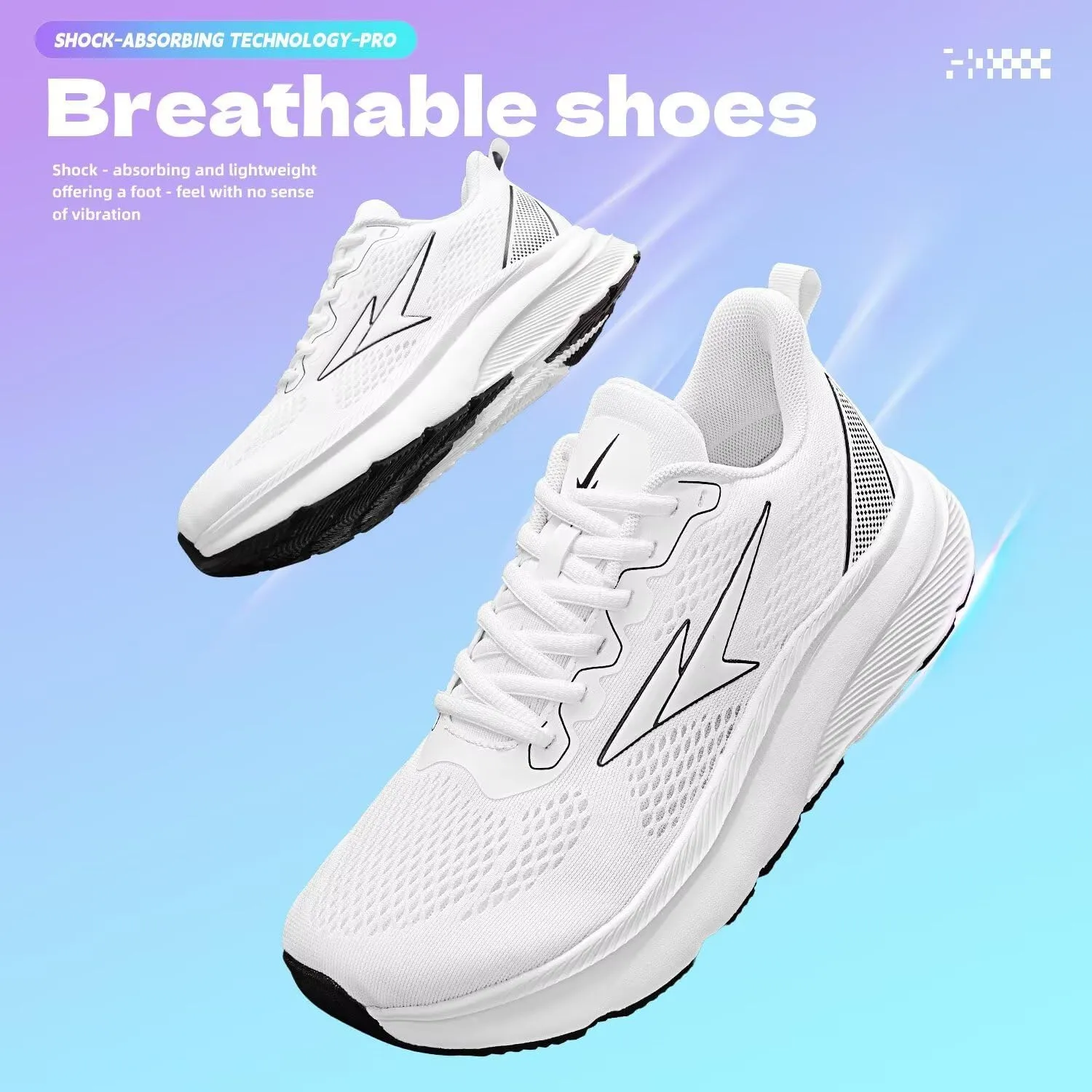 Mens Wide Toe Box Shoes Running Walking Cross Training Sneakers Tennis Comfortable Breathable Gym Workout Soft Sole