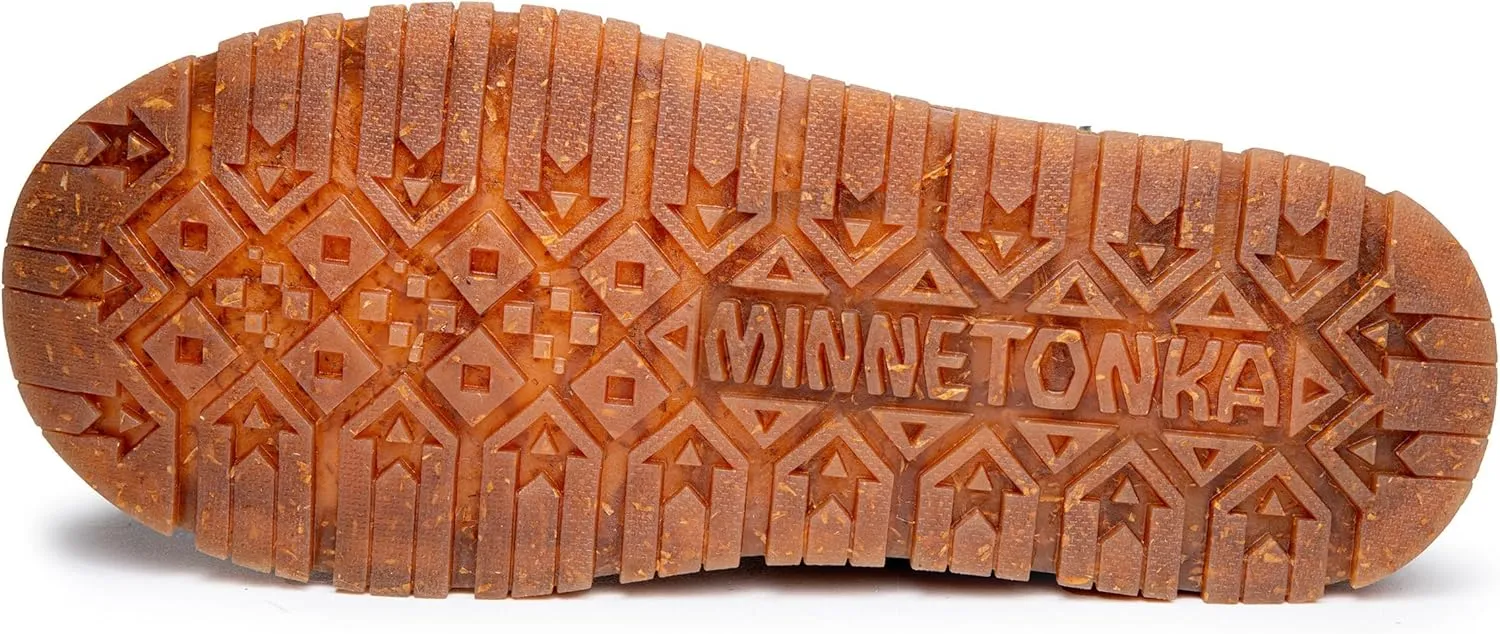 Minnetonka Norean – Indoor/Outdoor Slipper Booties for Women with Hard Sole Design and Soft Pile Lining