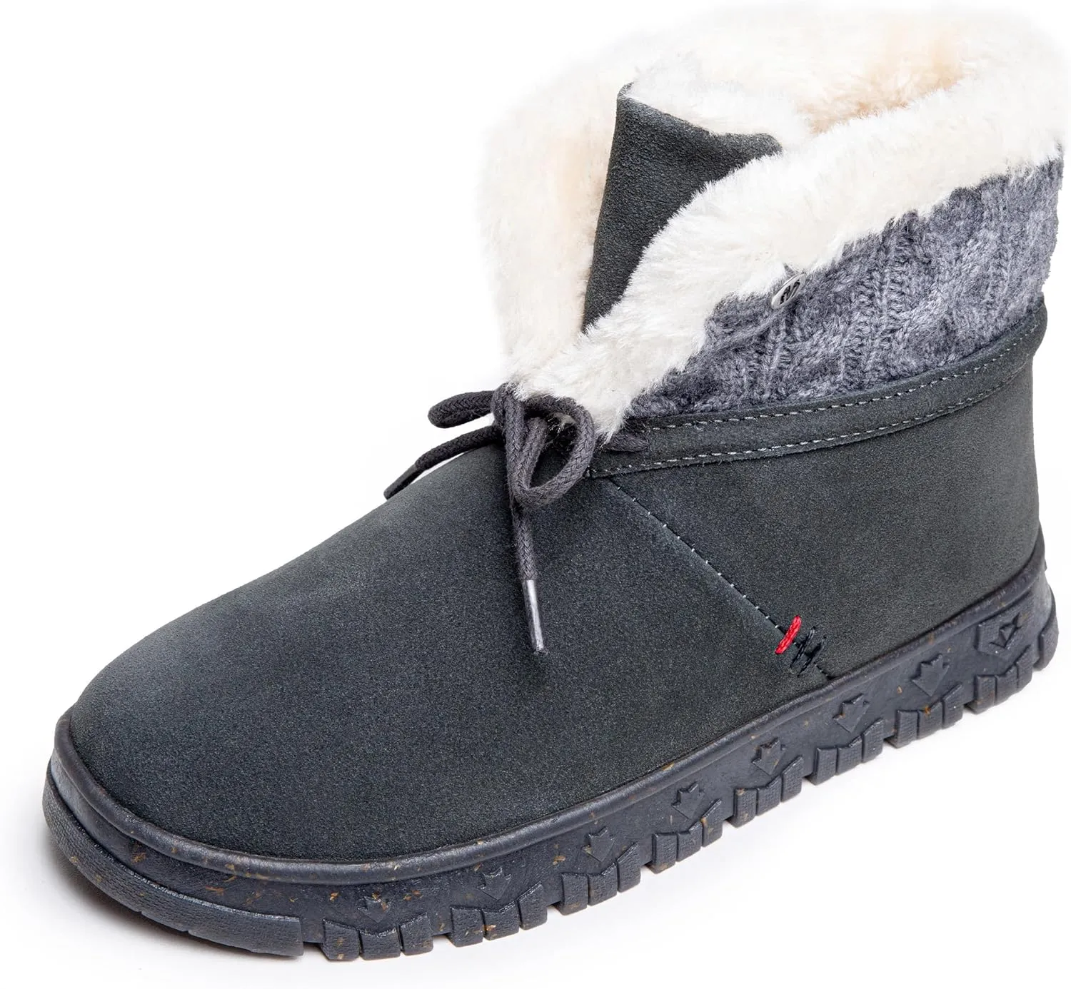 Minnetonka Norean – Indoor/Outdoor Slipper Booties for Women with Hard Sole Design and Soft Pile Lining