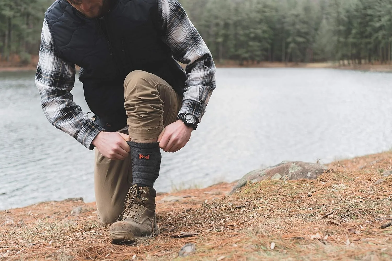 Mobile Warming Heated Premium BT Socks, Tri-blend Construction