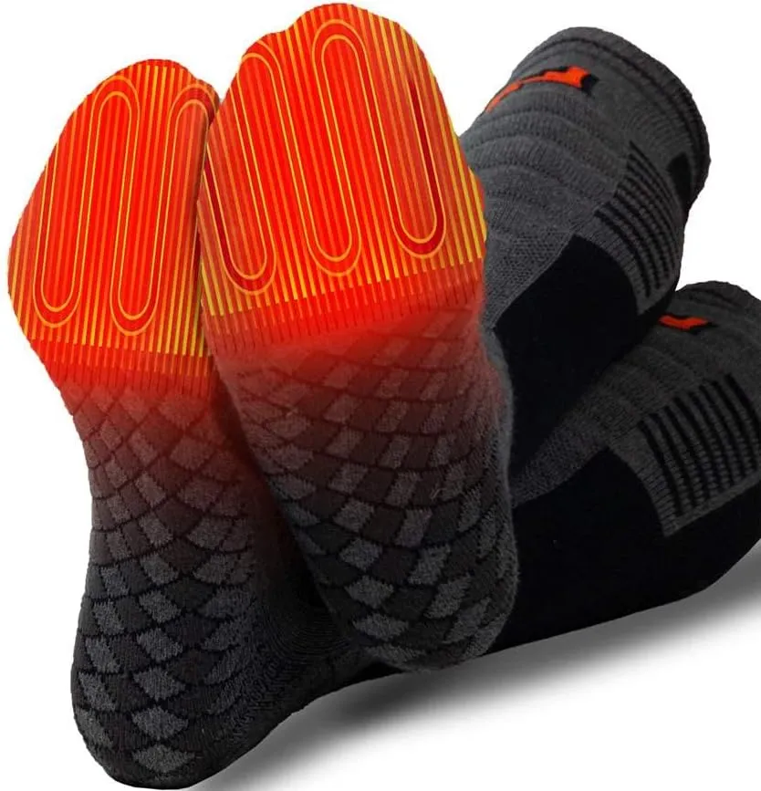 Mobile Warming Heated Premium BT Socks, Tri-blend Construction