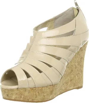 Mode Ejacomo MEHX29018 Thick Sole Cork Heel Sandals