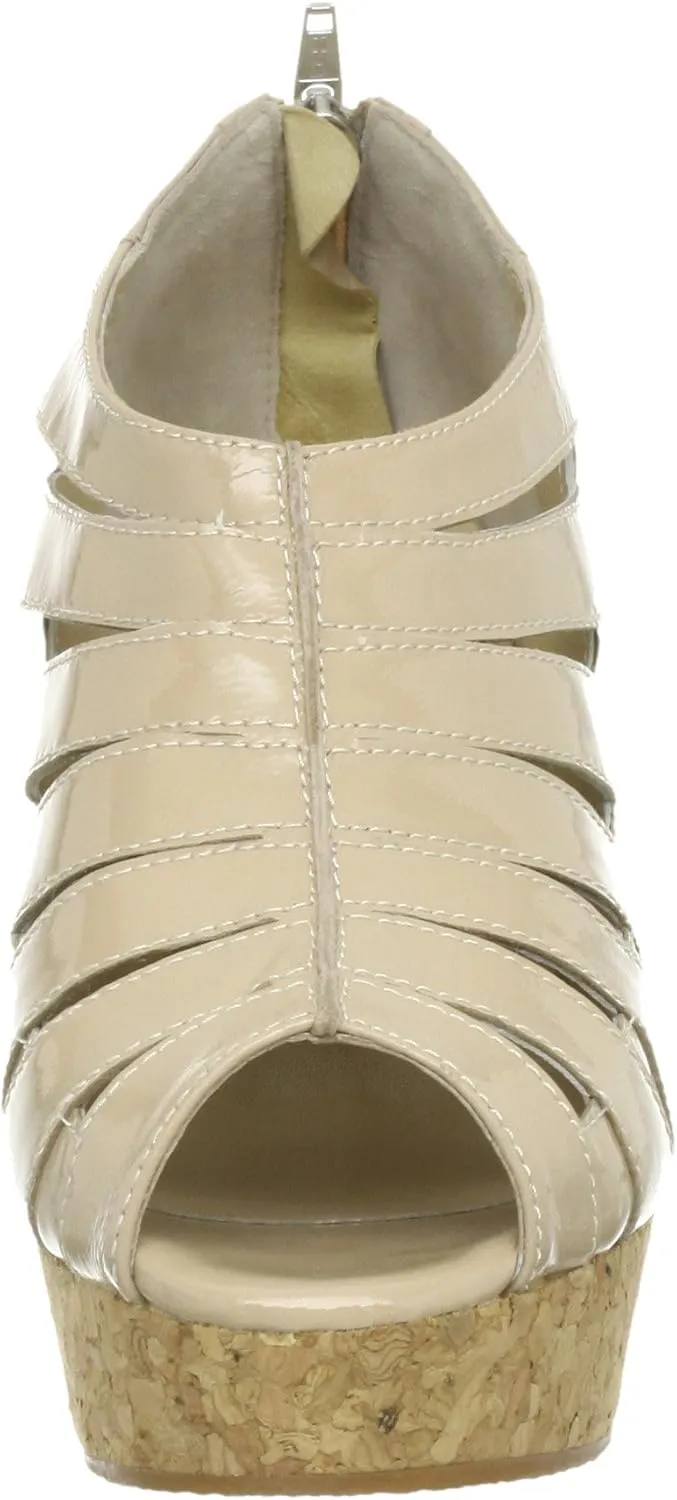 Mode Ejacomo MEHX29018 Thick Sole Cork Heel Sandals