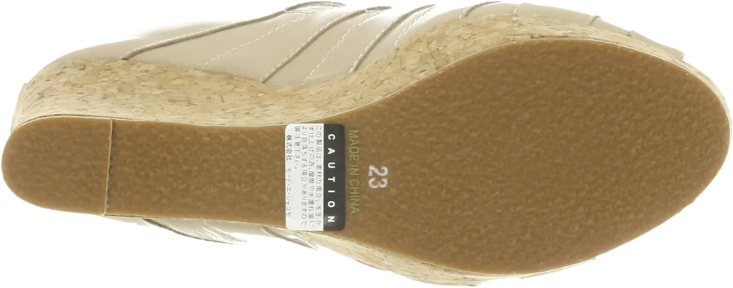 Mode Ejacomo MEHX29018 Thick Sole Cork Heel Sandals