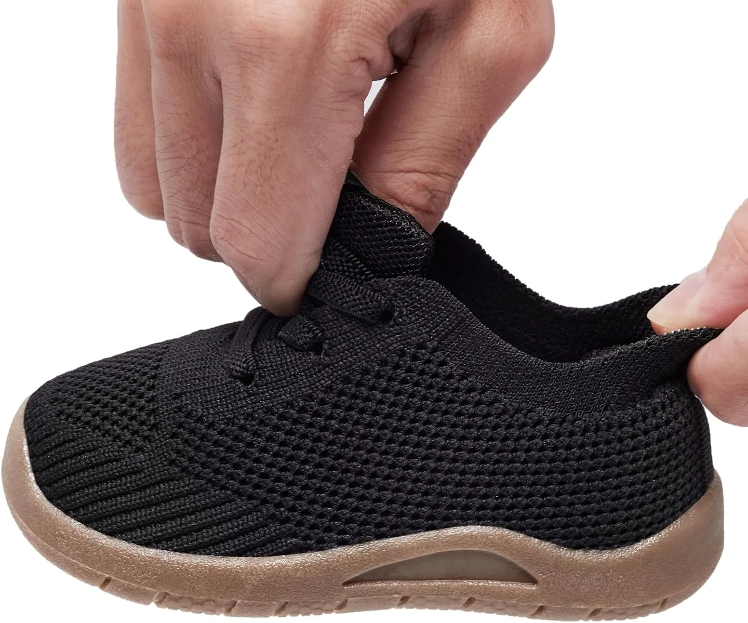 MORENDL Toddler Sneakers Baby Non-Slip Lightweight Breathable Barefoot Shoes Infant Tennis Walking Shoes