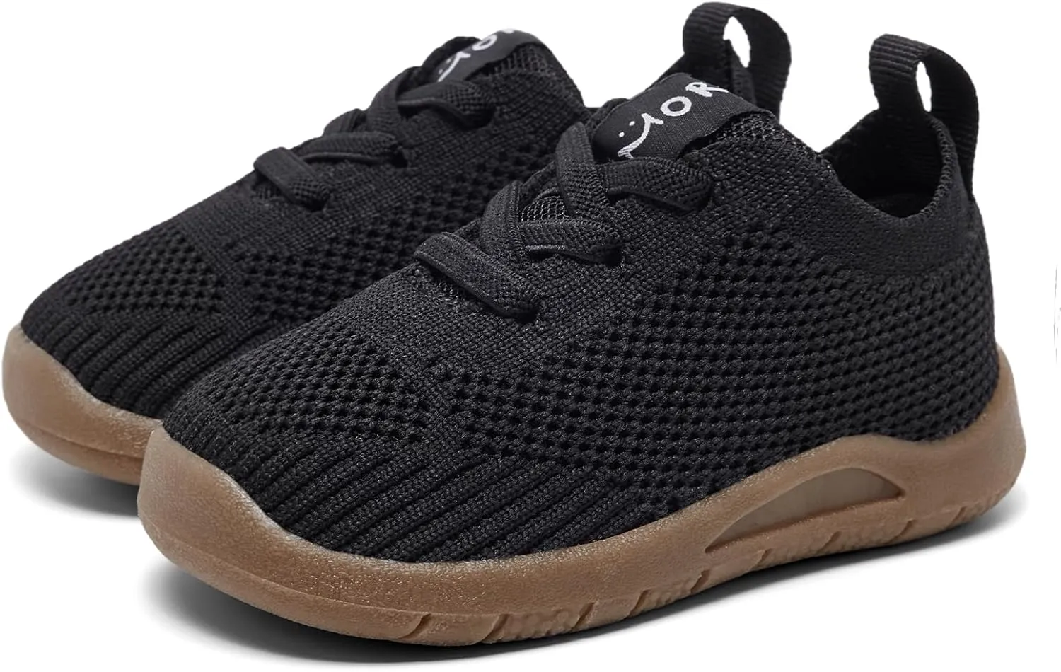 MORENDL Toddler Sneakers Baby Non-Slip Lightweight Breathable Barefoot Shoes Infant Tennis Walking Shoes