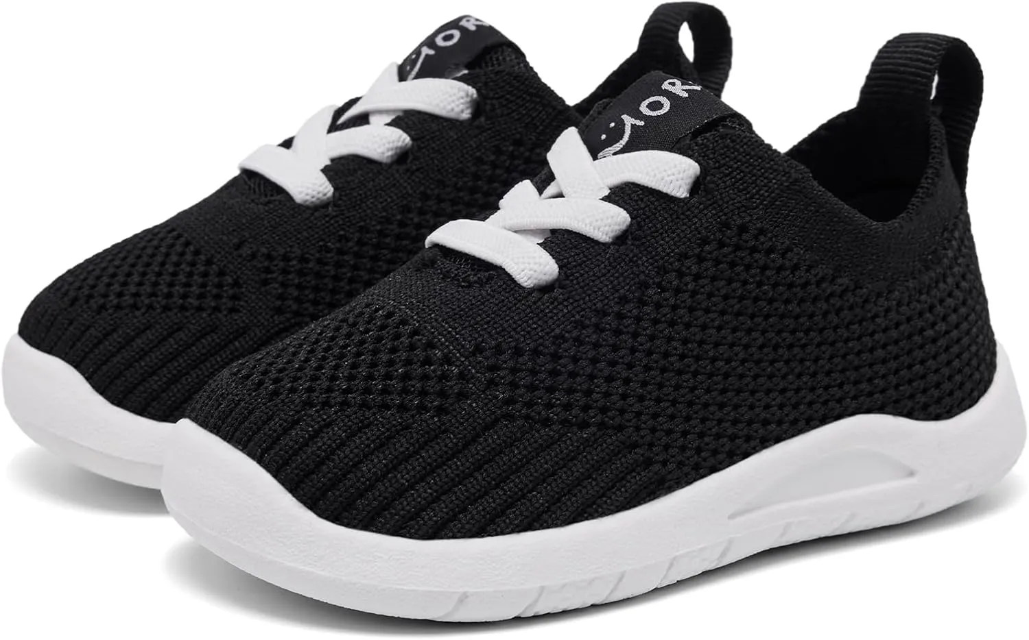 MORENDL Toddler Sneakers Baby Non-Slip Lightweight Breathable Barefoot Shoes Infant Tennis Walking Shoes