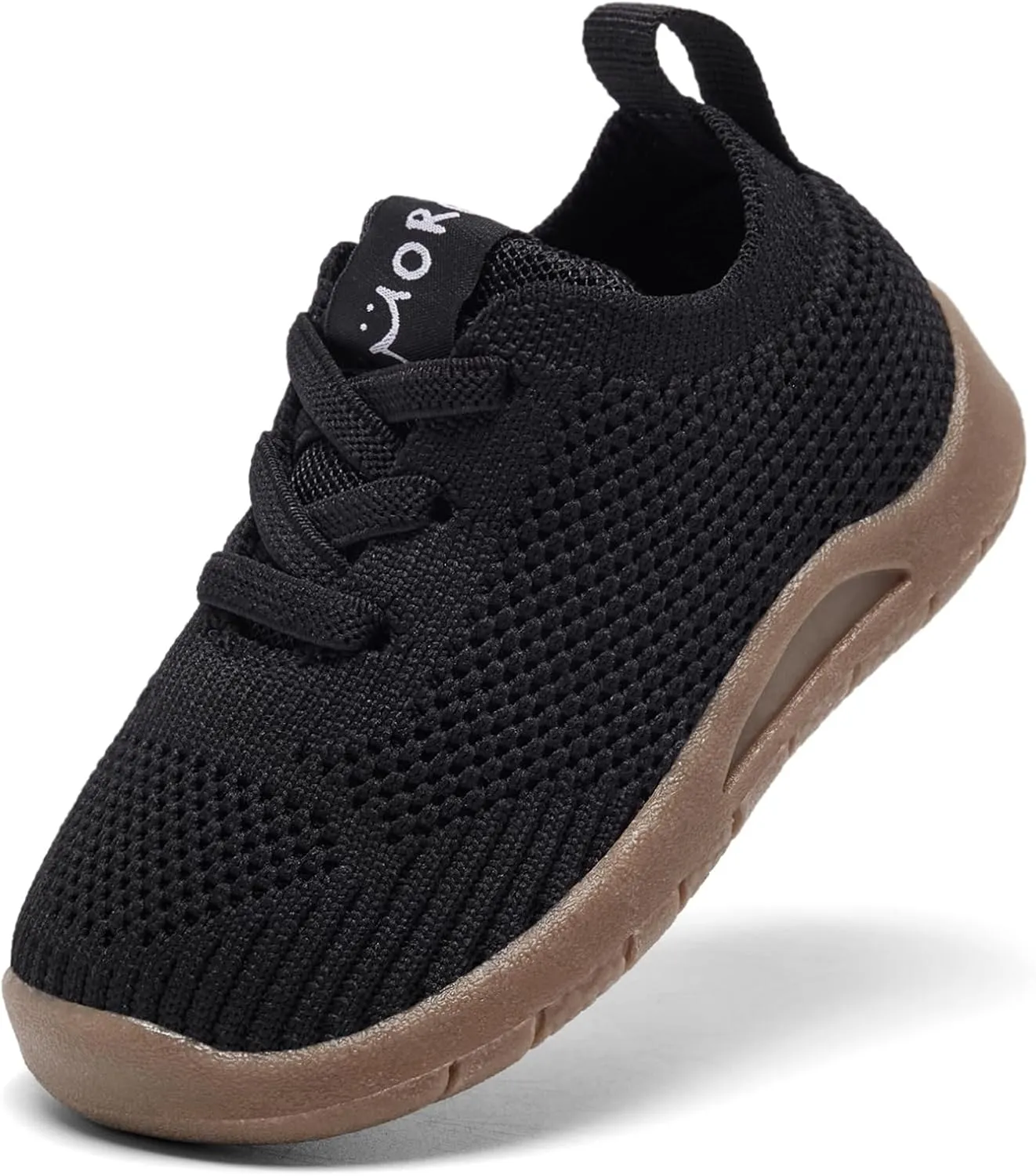 MORENDL Toddler Sneakers Baby Non-Slip Lightweight Breathable Barefoot Shoes Infant Tennis Walking Shoes