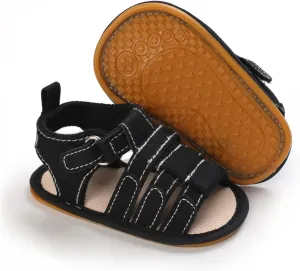 myppgg Baby Boys Girls Summer Sandals Non-Slip Soft Sole Infant Slippers Cotton Crib Shoes for Toddler First Walkers