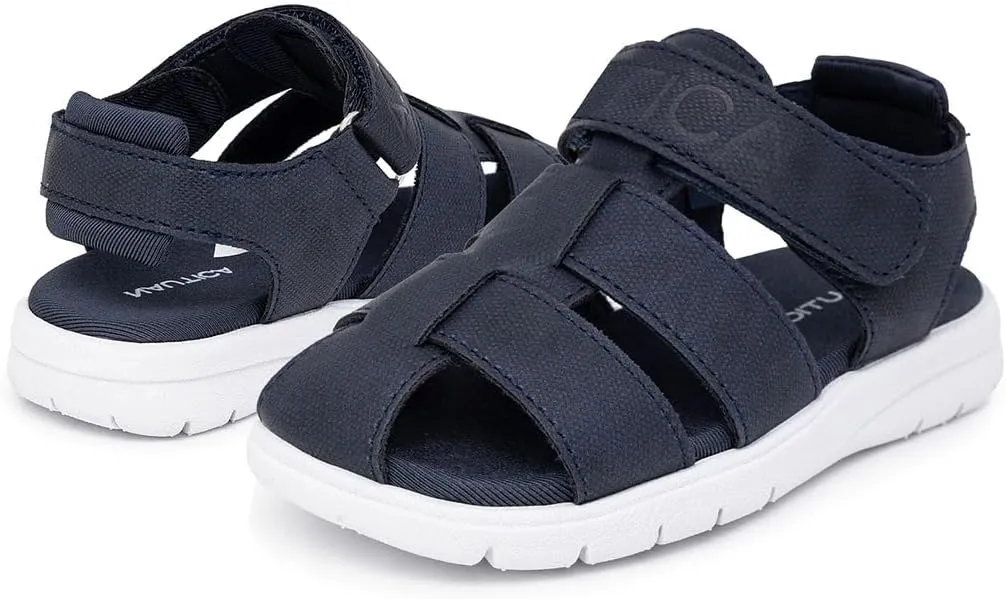 Nautica Toddler Sandals – Closed-Toe Athletic Summer Shoes for Boys & Girls with Adjustable Straps, Perfect for Active Play (Toddler & Little Kid Sizes)