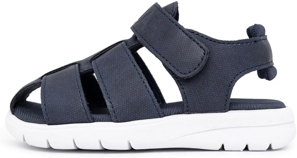 Nautica Toddler Sandals – Closed-Toe Athletic Summer Shoes for Boys & Girls with Adjustable Straps, Perfect for Active Play (Toddler & Little Kid Sizes)