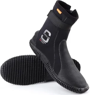 Neoprene Dive Boots Zippered Premium 3mm 5mm with Anti-Slip Sole for Water Sports Scuba Diving Snorkeling Rafting Kayaking Windsurfing