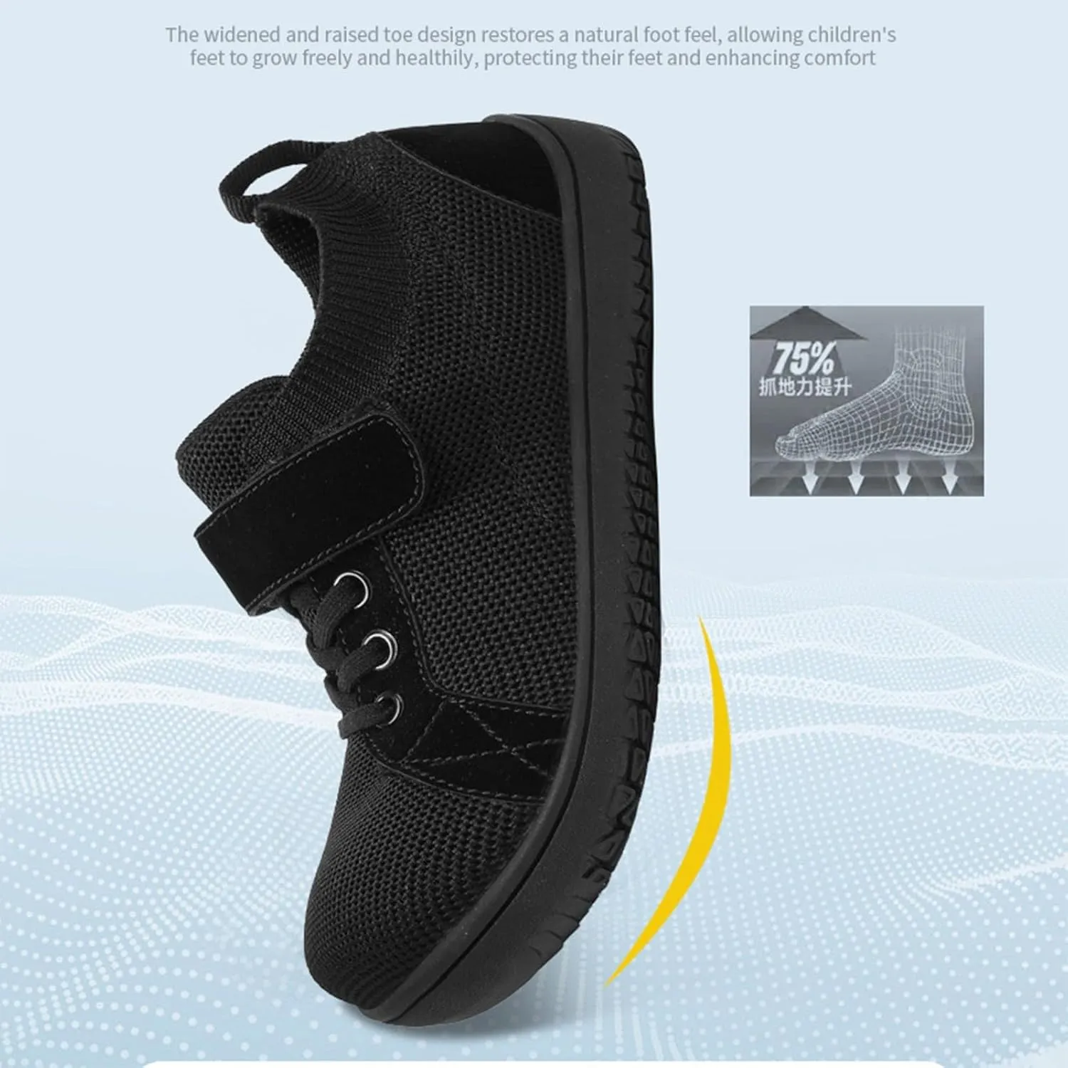 New Wide Last Wide Toe Shoes Leisure Sports Running Shoes Non Slip Wear Comfortable Rope Skipping Tennis Shoes Girls