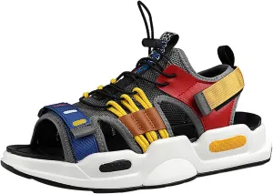 Niepce Inc Streetwear Open Toe Men's Summer Adjustable Outdoor Sandals