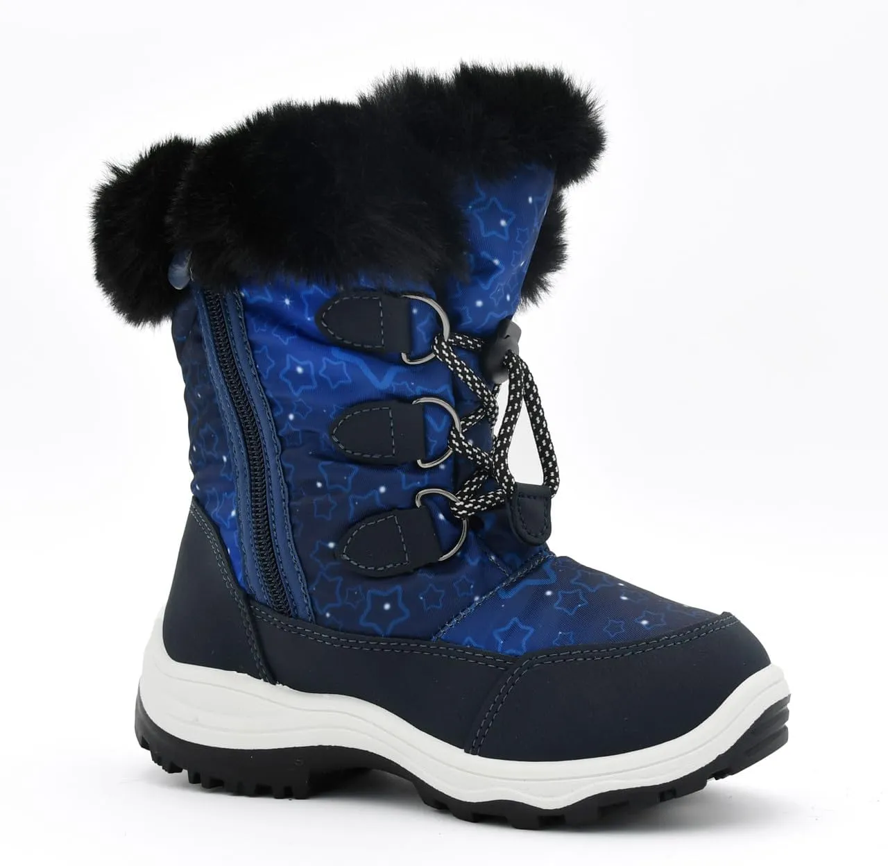 Nova Mountain Light Up Boots Boys Girls Little Kids Winter Snow Boots