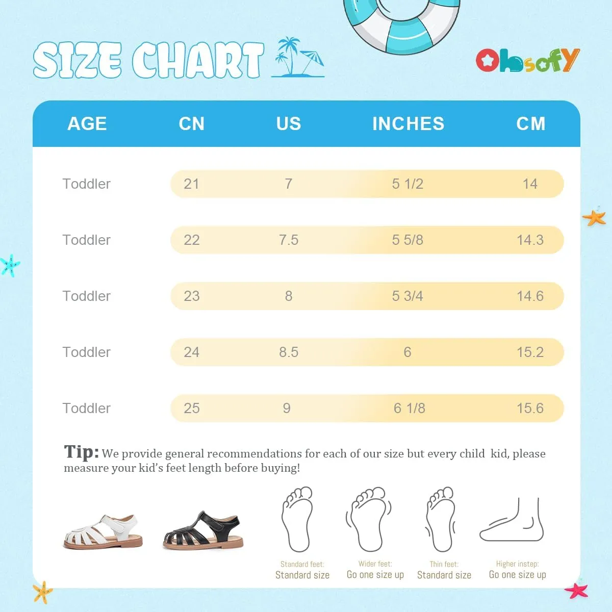 ohsofy Girls Sandals Closed Toe Flower Summer Outdoor Beach Dress Shoes (Toddler/Little Kid)