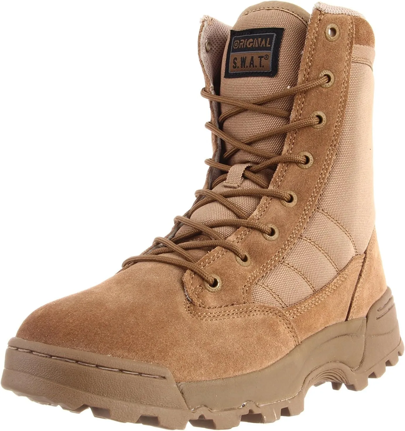 Original S.W.A.T. Classic 9" Lace-Up - Unisex Boots - Leather Upper - Padded Tongue & Collar - Textile Lining