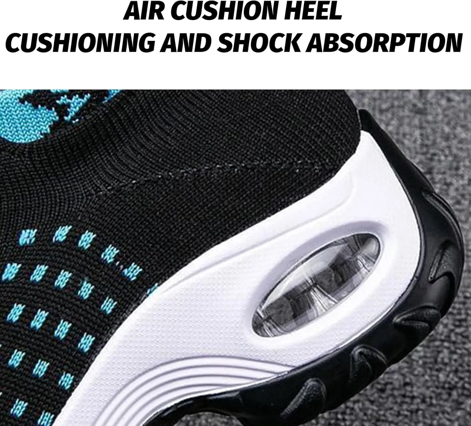 Orthopedic Sneakers for Women Men Comfortable Breathable Walking Shoes,Soft Damping Air Cushion Footwear Anti-Skid Waterproof Soles Sneakers,Elastic Strap Running Shoes Unisex with Arch Support