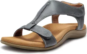 PARTY Women's Open Toe Sandals Arch Support and Adjustable Straps Comfortable Sandals for Walking