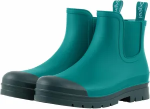 Planone Short Rain Boots Women Wide Width Fashion Waterproof Chelsea Boots for Women Matte Outdoor Garden Shoes Ankle Muck Boots for Ladies Non Slip Work Shoes Rubber Boots with Premium Comfort Insole