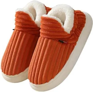 PLMOKN Slippers for Women Fuzzy Winter House Indoor Outdoor Platform Trendy Cozy Girls Shoes With Memory Foam Boots Send To A Friend Best Gifts