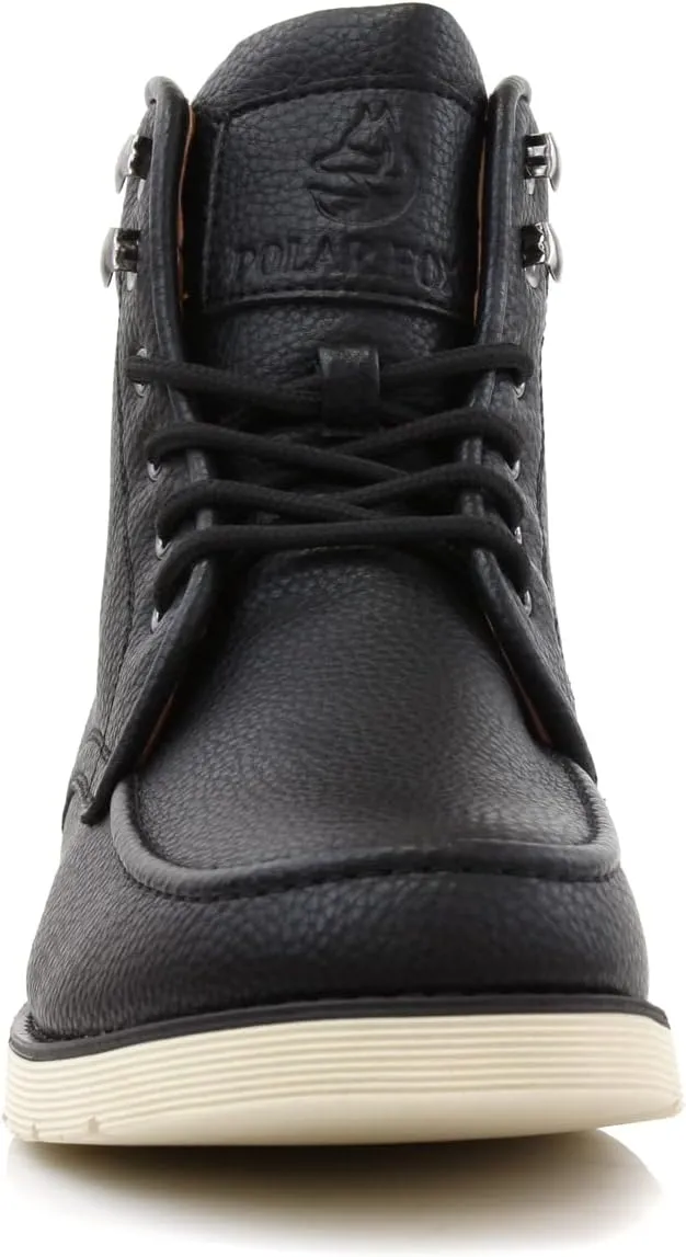 Polar Fox Brixton MPX506065 Mens Lace-up Moc-Toe Daily Work Boots