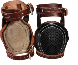 Professional's Choice Leather Skid Boots | Durable, Ripstop Pro Mesh Cup | Burgundy Latigo Leather